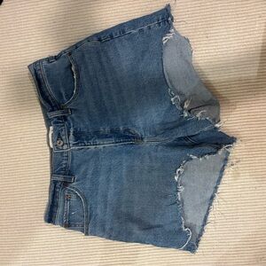 Abercrombie & Fitch Blue High Rise Shorts